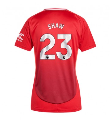 Manchester United Luke Shaw #23 Hemmatröja Dam 2024-25 Kortärmad